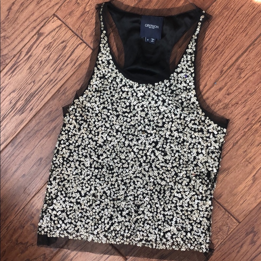 Gryphon New York sequin tank